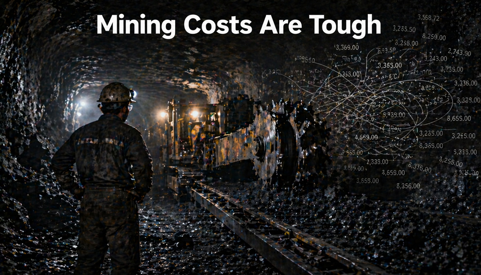 If you feel coal mining is tough, try determining its costs